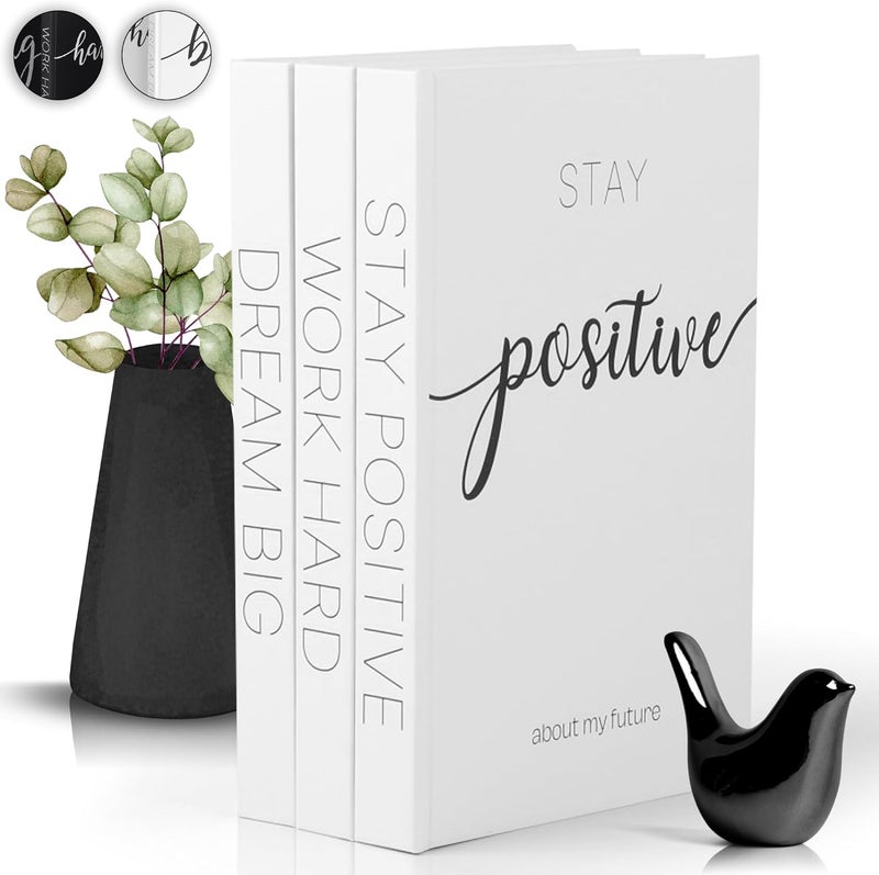 AMINALUX Decorative Books for Home Decor - Faux for decoration Coffee Table | Book Shelf Decor | Entryway | Console Table - Modern Luxury Designer Books Decor Set - Decorative for Display - Image 1